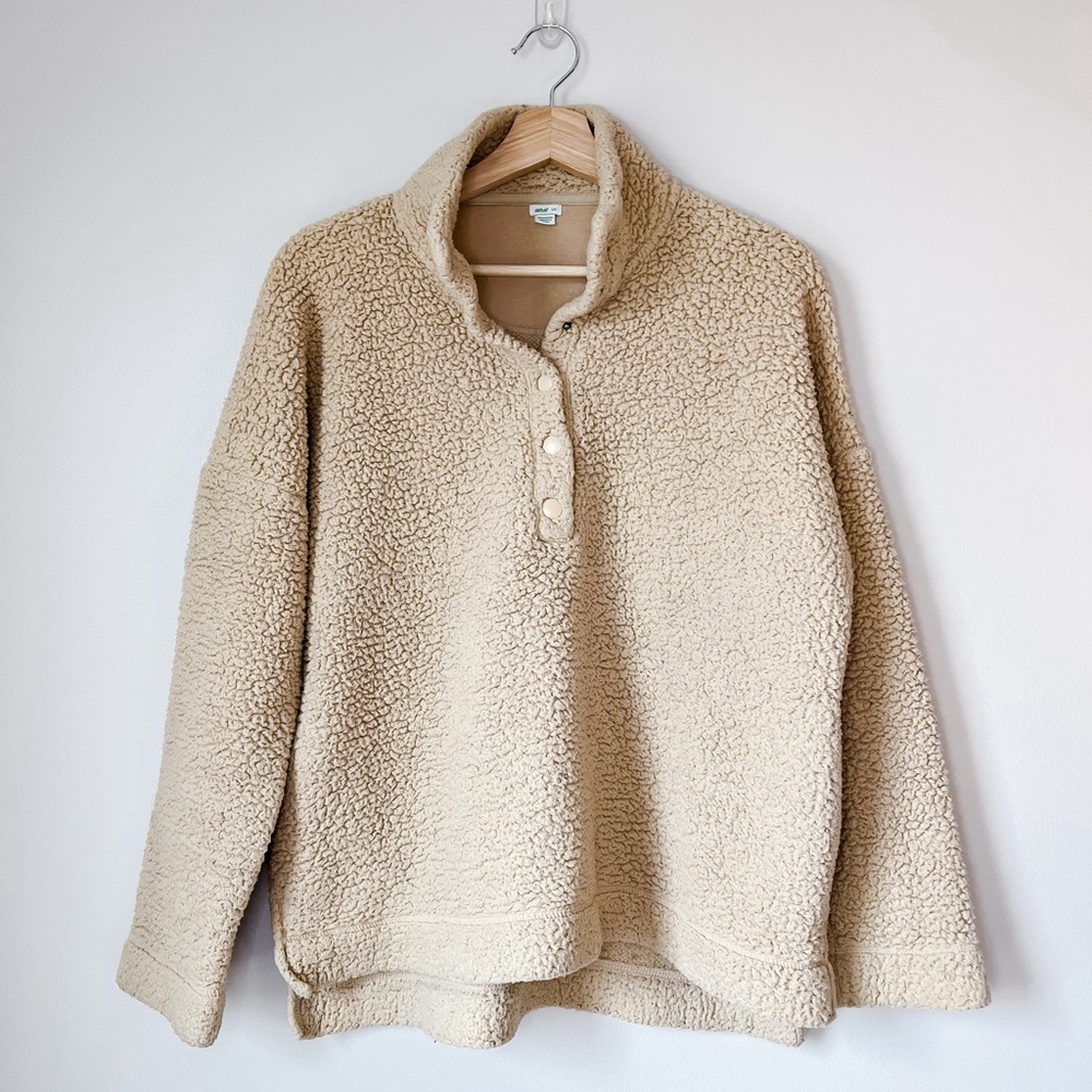 Aerie Sherpa pullover | size: small (fits s-m)